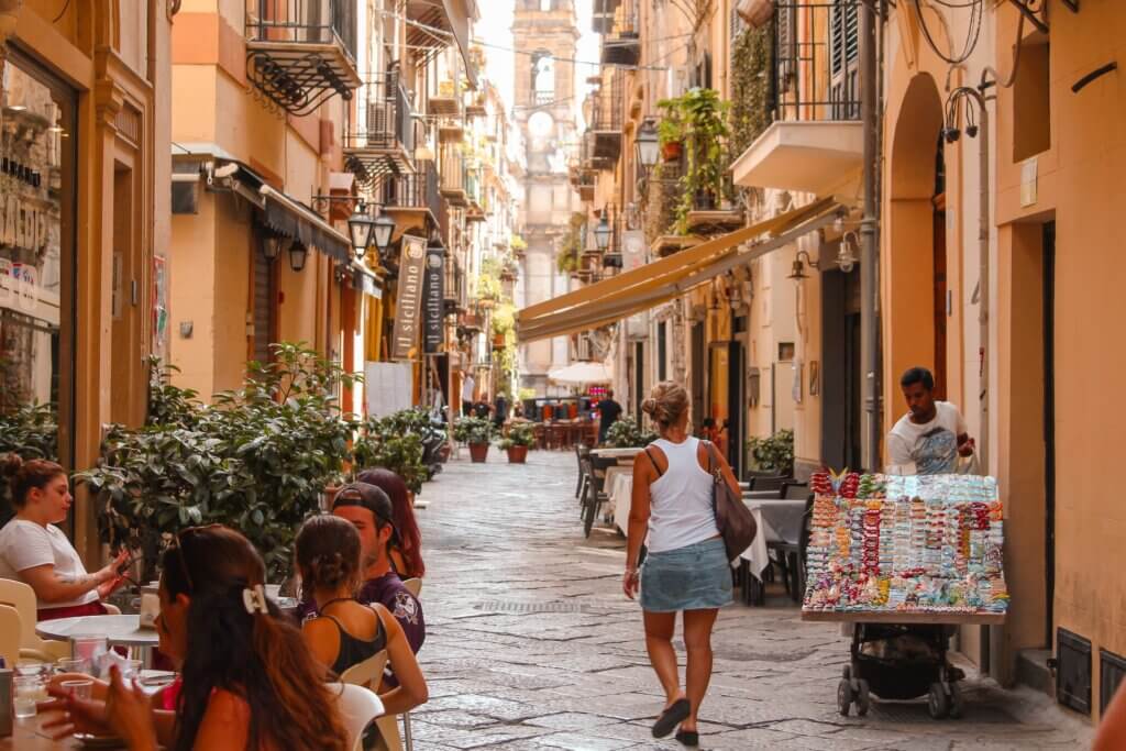A street in Palermo's Centro Storico